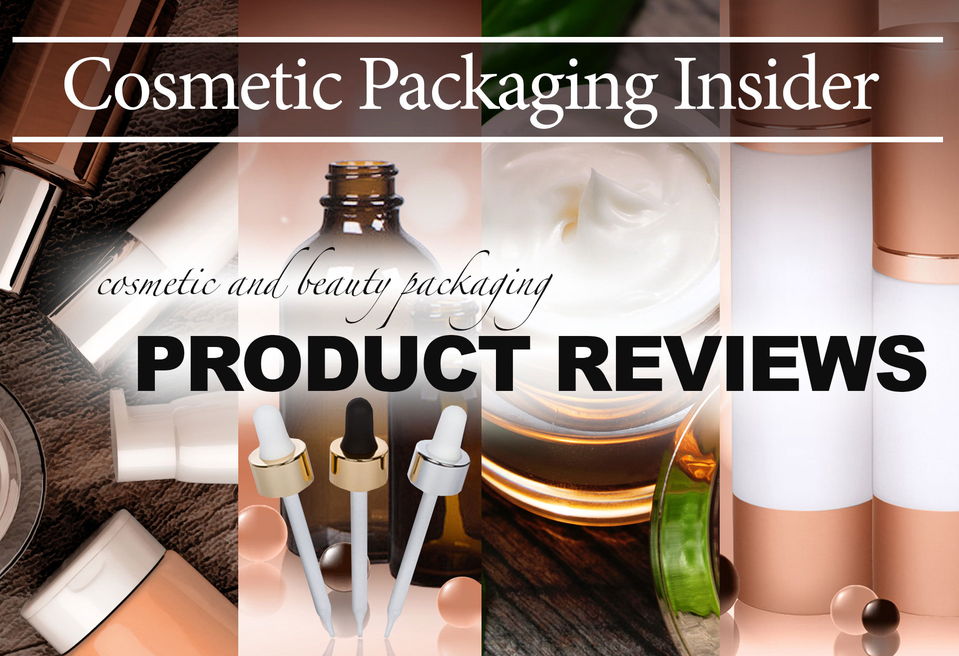 Cosmetic Packaging Rose Gold Airless Bottles - Product Review